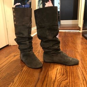 Suede OTK boots